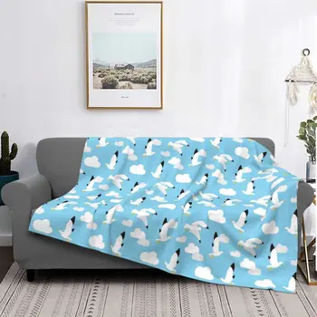 Păsări Everybirdy Model Flanel Arunca Pături 3D Imprimate kawaii drăguț desene animate Pături pentru Canapea extensibilă Super Cald Cuvertură de pat
