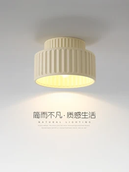 Stil Japonez Tăcut Stil Lampă De Plafon Simplu Și Modern, Sufragerie Lampa Nordic Sala De Mese Camera De Ceai Lampă De Studiu Crema De Stil
