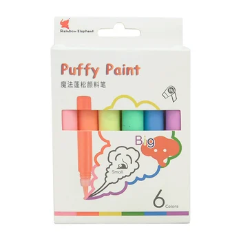 Stereoscopic 3D Bubble Pigment de Culoare Stilou Set 6 culori DIY Manual Pictura Graffiti Spumă de Culoare Pictura Arta Pigment Pictura Pen