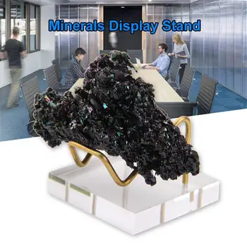 Braț De Metal Minerale Sta Pe Desktop Șevalet Standuri Braț De Metal De Bază Colectie De Sevalet Mic Suport Pentru Display Cristale Minerale, Geode