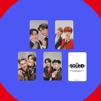 Kpop Idol 4buc/set Lomo Carduri fără stăpân Copii SUNETUL Photocards Fotografie Carte Poștală pentru Fanii de Colectare
