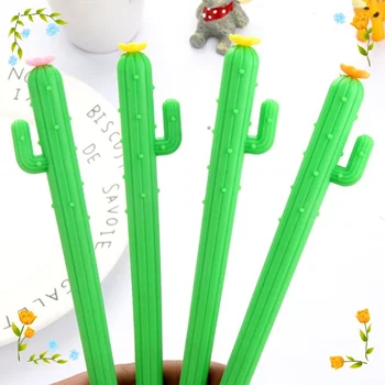 En-gros de Plante cu Un singur braț de Cactus Pixuri cu Gel Set Drăguț Forma Neutră Apă Pen Student Papetarie Consumabile Kawaii