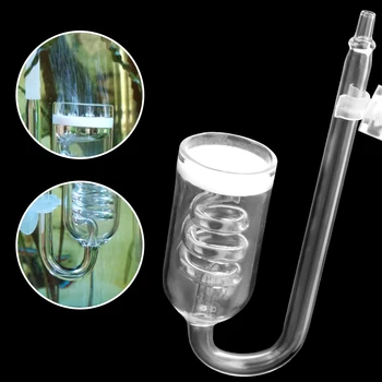 Mușchi de CO2, Pulverizator Rezervor de Sticlă cu Bule Reactor Acvariu CO2 Difuzor Cu ventuza DIY Pentru Rezervor de Pește Plante Solenoidului Regulatorului