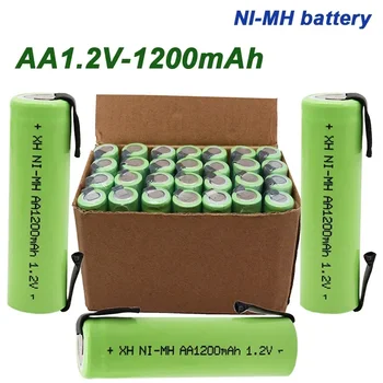 Livrare gratuita 1.2 V AA baterie reîncărcabilă baterie 1200mah AA hidrură de Nichel–metal baterii+DIY pentru periuta de dinti Electrica de ras