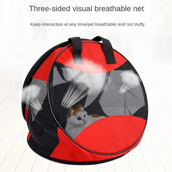 Portabil Portabil Triunghiulară Ușor Respirabil Pliabil Sac pentru animale de Companie Câine Sac de Injecție și Sterilizare Sac