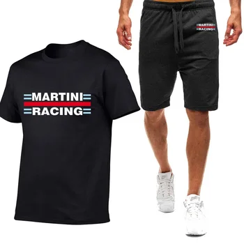 2024 Noi de Vara Barbati Martini Racing Imprimare Maneca Scurta din Bumbac Harajuku Casual Sport T-Shirt, Blaturi+ de Moda Costum de Trening