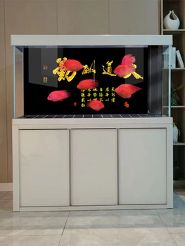 Dragon Rezervor De Pește De Jos Filtru De Bandă Cabinet Schimba Apa Living Home Subzonele Ecrane Super Sticlă Albă