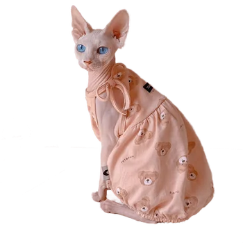Material De Calitate Devon Rex Pisica Utilaje, Subțire Suspensor Rochie, Pisoi Utilaje, Sfinxul Costum De Pisica, Pisica Fara Par Haine De Vară