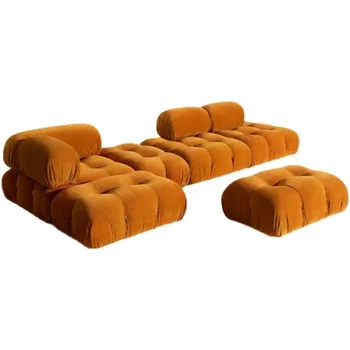 Modern, Canapea Combinații de lux Tesatura Flexibila Module de Mobilier Inspirate Canapea Living Minimalist Stil Confortabil