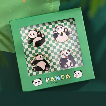 Metal colorat Marcaje Unic Stil Chinezesc Metal Marcaje Rafinat urme de Panda Ușor de Colecție pentru Profesori