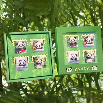 Metal colorat Marcaje Unic Stil Chinezesc Metal Marcaje Rafinat urme de Panda Ușor de Colecție pentru Profesori