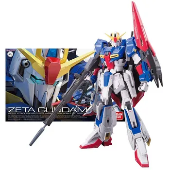 Bandai Figura Gundam Model Kit Anime Cifre RG 1/144 MSZ-006 Mobile Suit Zeta Gunpla Acțiune Figura Jucării Pentru Copii Băiat Cadou