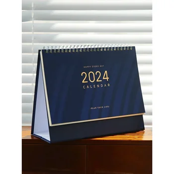 2024 nou calendar de birou de birou de afaceri 2023 calendar calendar notebook programul logo-ul desktop pendul calendar de birou calendarios