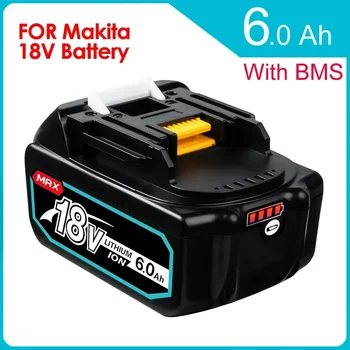 18V 6.0 Ah BL1860b baterie Reîncărcabilă Li-ion Baterie Pentru Makita 18 Volt Power Tools BL1860 BL1830b BL1850b BL1840 LXT-400 6A