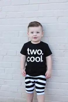 Copii Băieți Fete Tricou Două Rece Vara FashionToddler Fată Băiat de 2 ani tricou Copii Casual Amuzant Maneca Scurta