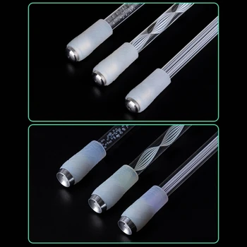 DXAB Filare Rotație Pen LED-uri Lumina de Rulare Deget de Rotație Pen Strat Anti-Alunecare, Filare Stilou pentru Elev de Divertisment