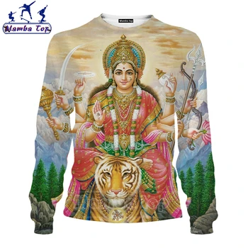 Mamba partea de Sus de Îmbrăcăminte pentru Bărbați Shiva Tricou Tricou Femei Religii Credința Copii Bluza Zeita Sati 3D de Imprimare de Moda O de Gât Tees