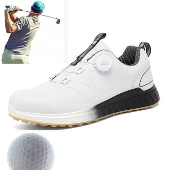2024 Nou Pantofi de Golf Barbati Cuie Confort Pantofi de Golf pentru Tineret în aer liber de Golf, Pantofi de Sport de Pășune de Fitness Pantofi de Mers pe jos