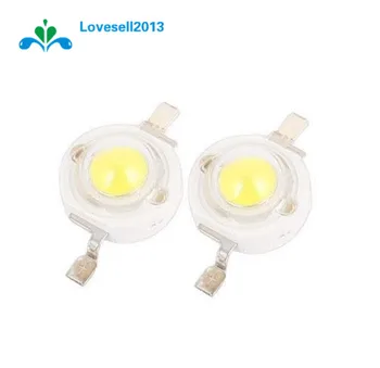 10BUC 1W LED de Mare putere Lampa margele Alb Pur 300mA 3.2-3.4 V 100-120LM 30mil Taiwan Geneza Cip