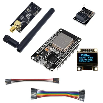 Integrarea raționalizate OpenDTU Pentru Hoymiles DIY Kit Plug și să se Joace cu ESP32 SSD1306 de Afișare și NRF24L01 Antenne