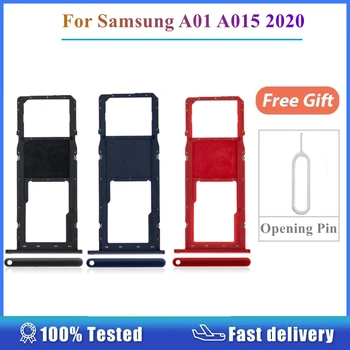 Pentru Samsung Galaxy A01 A015 2020 Telefon Suport Card Slot Sim Singur Tava Cu Scoatere Pin Instrument De Piese De Schimb