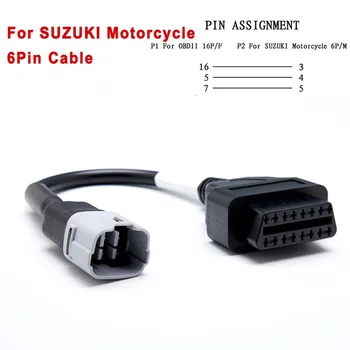 1 buc Pentru Yamaha/HONDA /SUZUKI/DUCADI /KYMCO/DELPHI motocicleta cablu adaptor