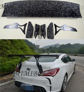 PENTRU Hyundai Genesis Coupe tiburon Car Styling Material de Fibra de Carbon Spoiler Acoperiș Spate Coada Portbagaj Aripa de Boot de Buze de Turnare