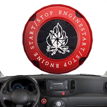 Motor Start-Stop Buton Rotativ Auto Aprindere Buton Capac Proteja Apasă Butonul Start De La Zgârieturi & Port Pentru Toate Vehiculele