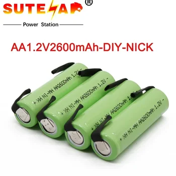 74/5000 10000 AA 1.2 v 2500MAH NI-MH AA baterie reîncărcabilă pentru aparate de Ras Electrice, jucării, telecomanda wireless, etc.