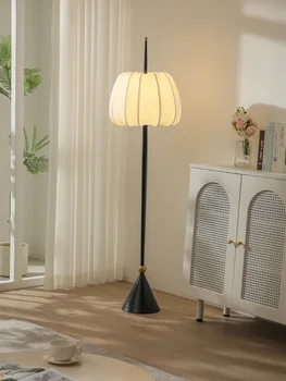 Crema Stil Lampa De Podea Ins Stil Girly Dormitor, Camera De Zi Canapea Studiu Noptiera Italiană În Stil American Lampa