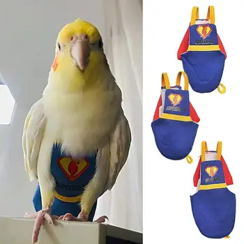 Papagal Scutec Haine Pentru Obraz Verde Papagal Papagalul Porumbei Mici Mijlocii Mari Păsări De Companie De Zbor Costum De Haine Lavabil