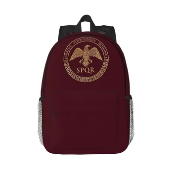 Senatus Populusque Romanus - Vultur Emblema V01 Rucsac Adolescent Bookbag Casual Elevilor Ghiozdane Rucsac Laptop Geantă De Umăr