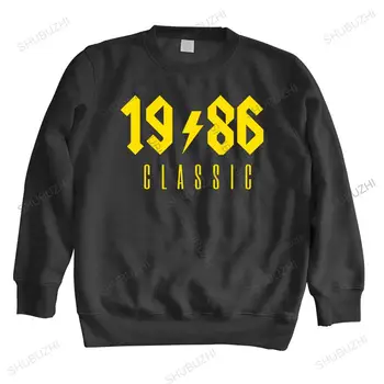 oamenii de toamnă tricou negru hoody homme bumbac hoodie 1986 brand CLASIC hanorac picătură de transport maritim de bumbac tricou pentru baieti