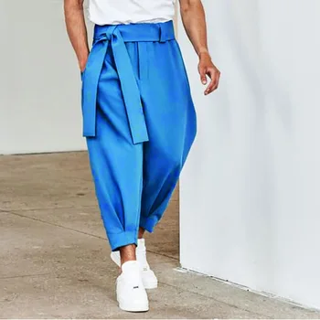 Primavara-Vara 2023 Bărbați Îmbrăcăminte de bărbați de Culoare Solidă Trunchiate Pantaloni de Marfă Versatil pentru Bărbați Pantaloni Livrare Gratuita pantaloni de Trening