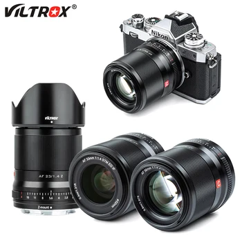 Viltrox 13MM 23MM 33MM 56MM F1.4 Z AF Deschidere Mare Focalizare Automată Portret Prim Obiectiv pentru Nikon Z APS-C de Fotografiat Zfc Z6 Z5 Z7 Z50