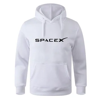 Space X Spațiu De Călătorie Print Hoodie Bărbați Femei Fleece Sportiv Oversiz Bumbac Hoodies Om Stilul Hip-Hop Tricou De Moda Streetwear