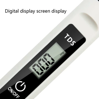 TDS Tester, Calitatea Apei Metru Stilou Digital, 0-9990PPM Piscine, Gospodărie de Apă Potabilă de Calitate, Testarea Bea Apă de Testare