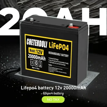 Lifepo4 Baterie 12v 20Ah Litiu Fosfat de Fier LiFePo4 Baterie Reîncărcabilă pentru Scutere Copil Barca cu Motor cu Lifepo4 Încărcător
