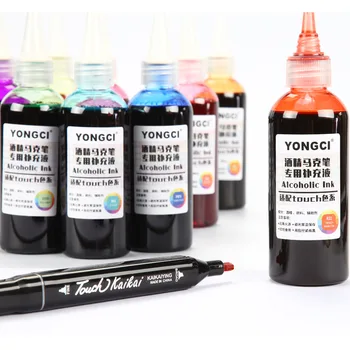 168 Culoare Set Complet Marca De Stilou Cerneală Neagră Gras Reconstituirea Touch Artist Watercolor Pen Pictura Crearea De Umplere Piese De Schimb