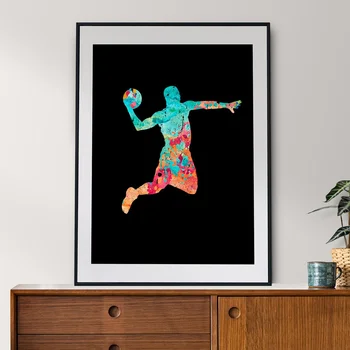 Acuarelă de fotbal poster moderne abstracte Nordic printuri de arta de Perete Estetice Pepinieră Camera pentru Copii decor Acasă postere canvas tablou
