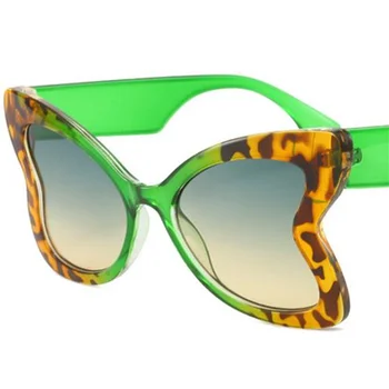 NOII ochelari de Soare Femei Fluture Ochelari de Soare Mozaic Cadru Adumbral Anti-UV Ochelari de vedere Ochelari de vedere Supradimensionat Rame Ornamentale