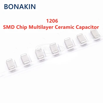 20BUC 1206 15NF 50V 100V 153J 0.015 UF 5% C0G NPO SMD Chip Condensator Ceramic Multistrat