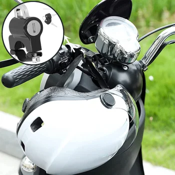 Casca motocicleta de Blocare Universal Biciclete Portabil de Securitate Anti-Furt Fix Casca de Blocare pentru 22-28mm Ghidon Moto Accesorii