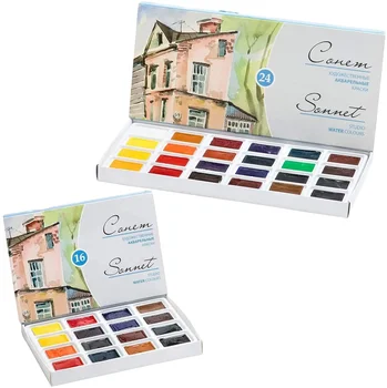 Solid Vopsele Acuarelă Culori de Apă Set pentru Pictura Arta Nail Design 100