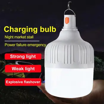 LED Reîncărcabilă Bec Portabil în aer liber Lanterne de Camping Urgență Bec de Mare Putere Corturi de Iluminare Lanterna Echipamente