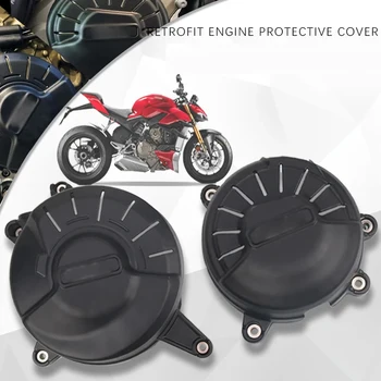 Motocicleta Nailon Motor Stator Capac Motor Guard Protection Partea Scut Protector Pentru DUCATI Streetfighter V4 V4S 2020-2023