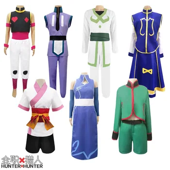 Anime HUNTER X HUNTER Cosplay Costum Kurapika Hisoka Gon Freecss Illumi Zoldyck Machi Shalnark Toate Seriile Anime Haine, Tinuta