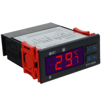 STC-9200 Digital Controler de Temperatura Thermoregulatorre Cu Frigeration Decongelare Ventilator Funcția de Alarmă AC 220V