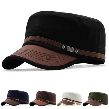 Barbati Unisex Armata Pălărie, Șapcă De Baseball Bumbac Cadet Pălărie Militare Respirabil Luptă Pescuit Reglabile Plat Capac