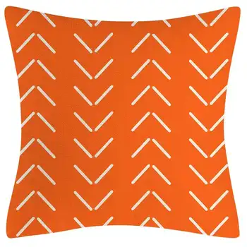Orange Pernă Acoperă 18X18 Set de 4 Decorative Acasă Pernă Acoperă în aer liber, Lenjerie de pat Canapea Pernă Caz
